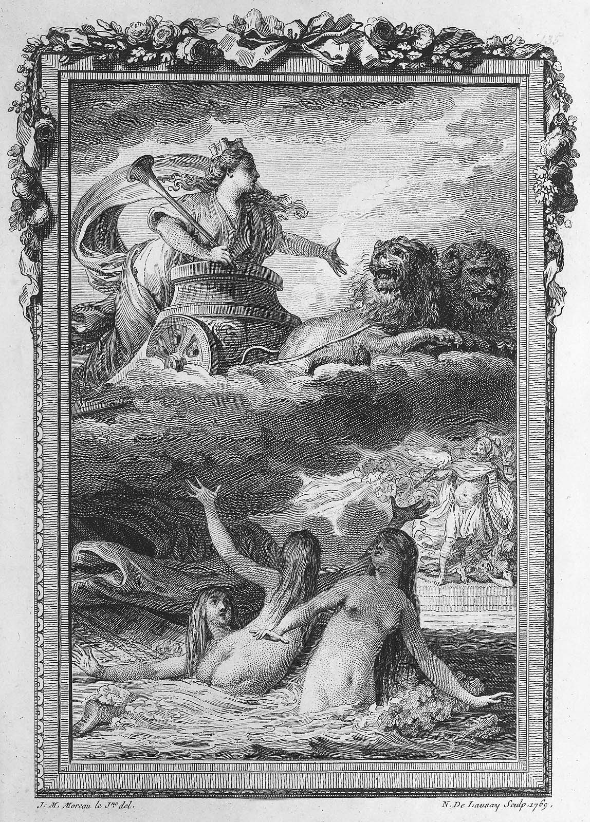 The burnt fleet of Aeneas transformed